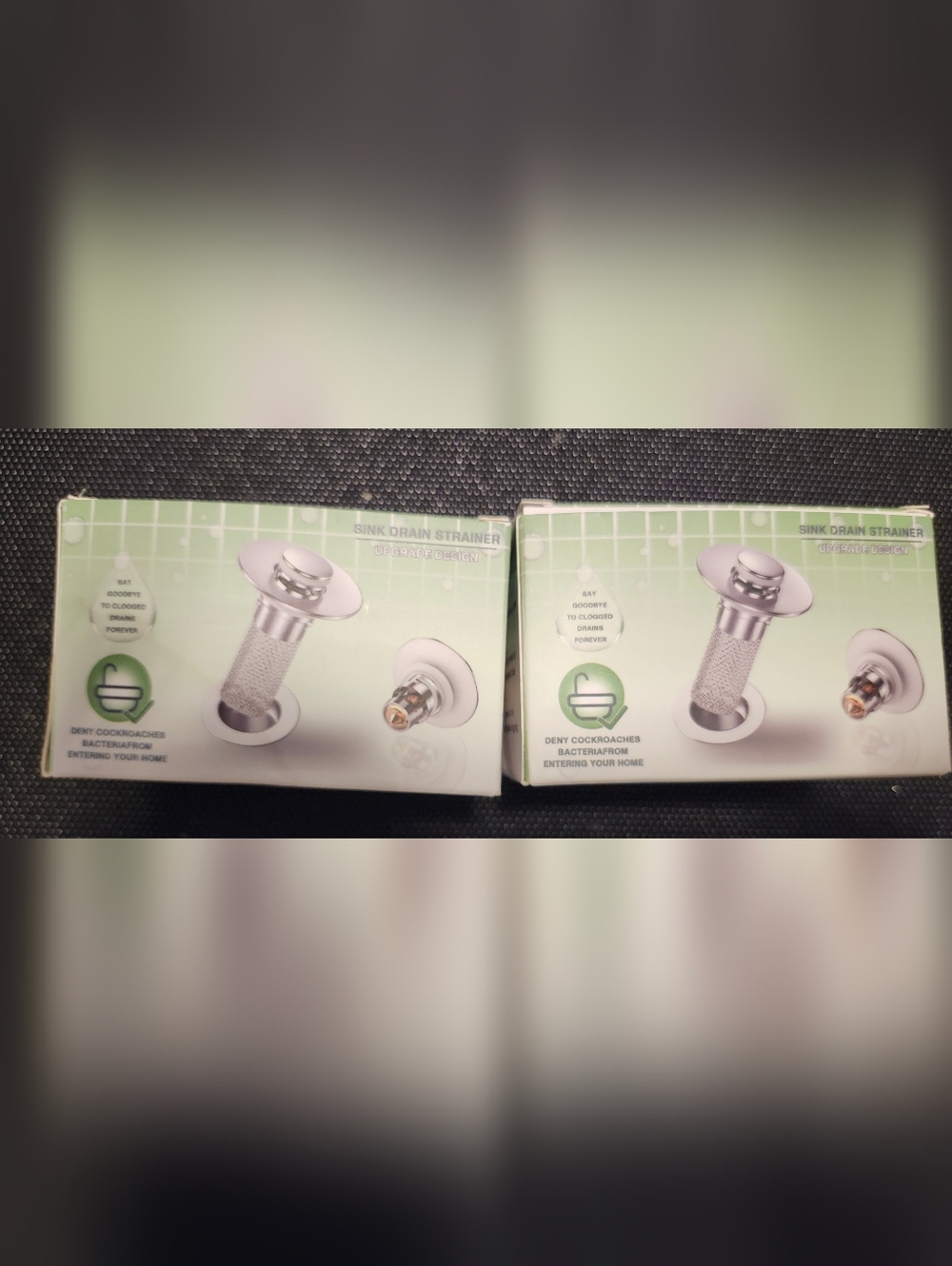2 Sets (4)Chrome Pop-Up Sink Strainer Stopper Anti Clog Steele Mesh Basket NWB - Picture 2 of 9